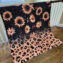 Load image into Gallery viewer, Blanket - Sunflower Ombre Glitter
