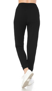 Butter Soft Drawstring Jogger, Black FINAL SALE