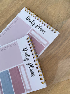 Daily Plans Notepad, Mauve