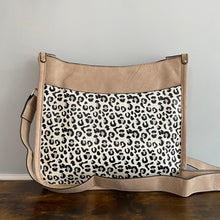 Load image into Gallery viewer, Aubree Crossbody Purse - Pink Sand &amp; Snow Leopard
