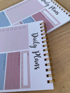 Daily Plans Notepad, Mauve