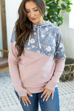 Load image into Gallery viewer, Ashley Hoodie - Blush and Floral FINAL SALE
