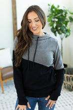 Load image into Gallery viewer, Ashley Hoodie - Gray and Black FINAL SALE
