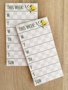 Magnetic Notepad, This Week