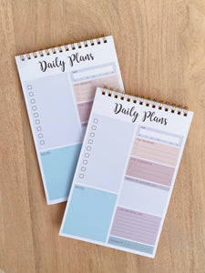 Daily Plans Notepad, Grey