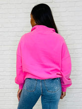 Load image into Gallery viewer, Bonbon Delight Half Zip Pullover in Pink

