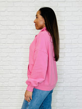 Load image into Gallery viewer, Bonbon Delight Half Zip Pullover in Pink
