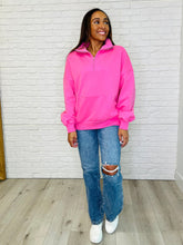 Load image into Gallery viewer, Bonbon Delight Half Zip Pullover in Pink
