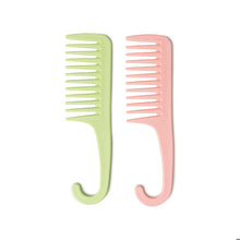 Load image into Gallery viewer, Lemon Lavender Knot Today Detangling 2PK Shower Comb
