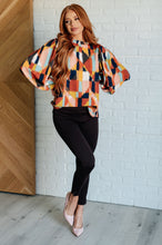 Load image into Gallery viewer, Call It What It Is Mod Print Blouse
