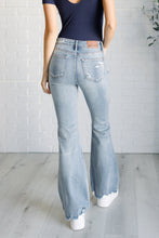 Load image into Gallery viewer, Judy Blue Caroline Mid Rise Control Top Distressed Flare Jeans
