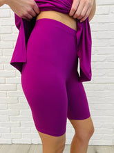 Load image into Gallery viewer, Comfy Cruising Top and Biker Shorts Set in Lt Plum
