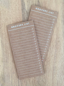 Magnetic Notepad, Grocery List