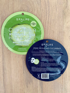 Spa Life Face Mask, Pore Reducing Cucumber