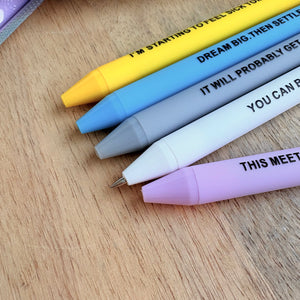 Office Humor Pen Set, Bold