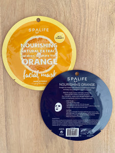 Spa Life Face Mask, Nourishing Orange