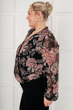 Load image into Gallery viewer, I Wish We Had it All Surplice Floral Blouse
