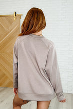 Load image into Gallery viewer, It&#39;s The Little Things Relaxed Scuba Pullover in Cocoa
