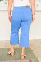 Load image into Gallery viewer, Judy Blue Lisa High Rise Control Top Wide Leg Crop Jeans in Sky Blue
