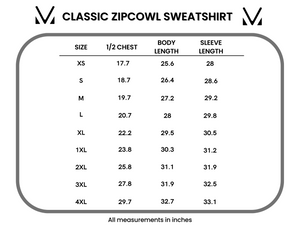 Classic Zoey  ZipCowl Sweatshirt - Black FINAL SALE