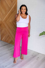 Load image into Gallery viewer, Magic Wide Leg Crop Pants in Hot Pink
