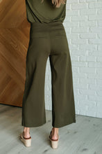 Load image into Gallery viewer, Magic Wide Leg Crop Pants in Olive
