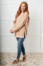 Load image into Gallery viewer, No Plain Jane Oversized Sweatshirt in Khaki
