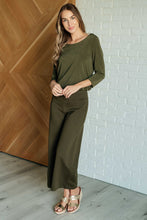 Load image into Gallery viewer, Signature Classic Round Neck Top in Olive, FINAL SALE
