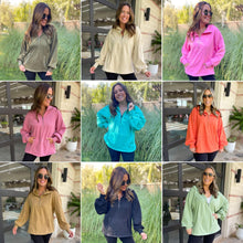 Load image into Gallery viewer, Hendrick Half Zip Hoodie in Nine Colors
