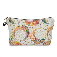Load image into Gallery viewer, Zip Pouch - Moon, Colorful Embroidery
