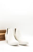 Load image into Gallery viewer, Tarim Bootie in White Croc
