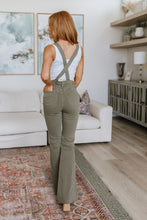 Load image into Gallery viewer, Judy Blue Olivia Control Top Release Hem Overalls in Olive
