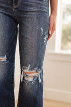 Load image into Gallery viewer, Judy Blue Whitney High Rise Distressed Wide Leg Crop Jeans
