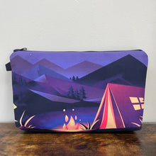Load image into Gallery viewer, Zip Pouch - Fire &amp; Tent
