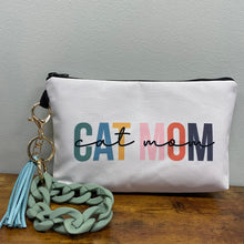 Load image into Gallery viewer, Zip Pouch - Cat Mom Script
