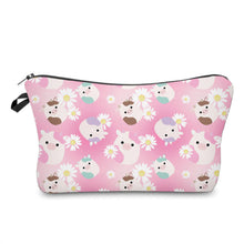 Load image into Gallery viewer, Zip Pouch - Cow Daisy Squishmallow
