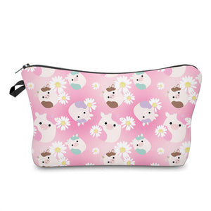 Zip Pouch - Cow Daisy Squishmallow