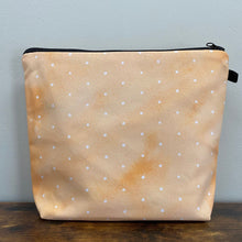 Load image into Gallery viewer, Zip Pouch XL - Yellow Polkadot
