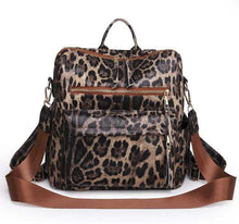 Load image into Gallery viewer, The Brooke Backpack - Brown Leopard
