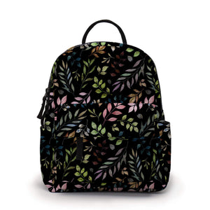 Mini Backpack - Black Vines
