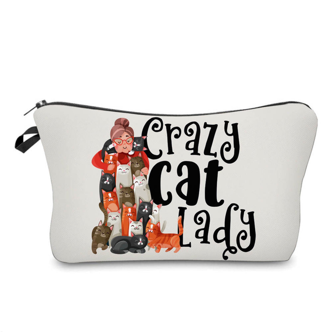 Zip Pouch - Cat, Crazy Cat Lady