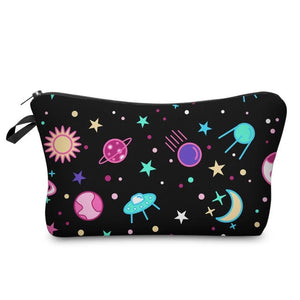 Zip Pouch - Planets, Colorful