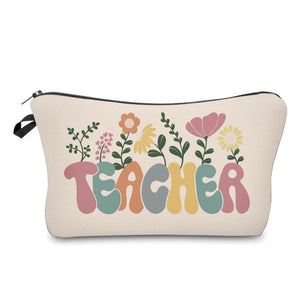 Zip Pouch - Teacher Flowers