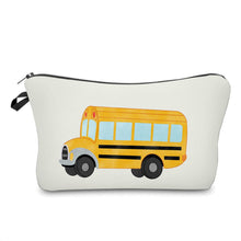 Load image into Gallery viewer, Zip Pouch - Teacher, School Bus
