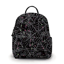 Load image into Gallery viewer, Mini Backpack - Black Webs
