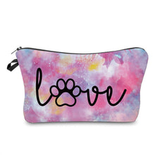 Load image into Gallery viewer, Zip Pouch - Dog, Love Paw

