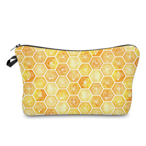Zip Pouch - Bee, Honeycomb Designs