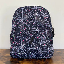 Load image into Gallery viewer, Mini Backpack - Black Webs
